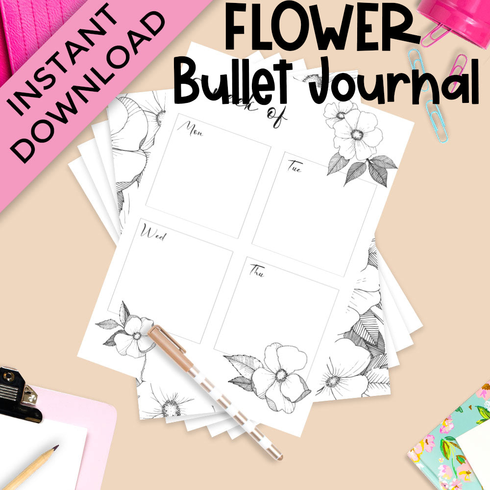 Coloring Monthly Cover Pages Printable Planner Digital Bullet Journal A4 &  Letter Sizes Undated PDF Download Coloring Book 