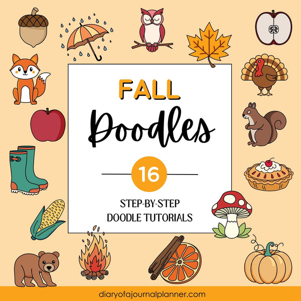 Fall Doodle Tutorials