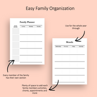 Family Planner Printable