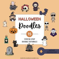 Halloween Doodle Tutorials