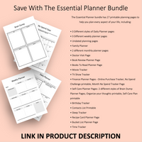 Minimalist Weekly Planner Printable