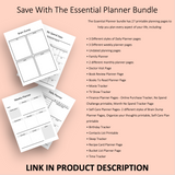 Minimalist Day Planner Printable