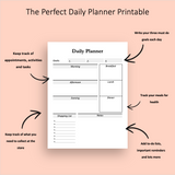 Simple Daily Planner Printable