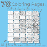 Coloring Book - 70 Printable Pages