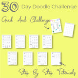 30 Day Doodle Challenge Printable