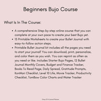 Beginners Bujo Course - Online Course