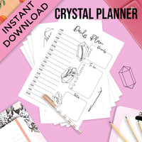 Crystal Planner Printables