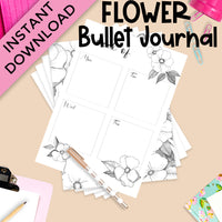 Floral Bullet Journal Printables